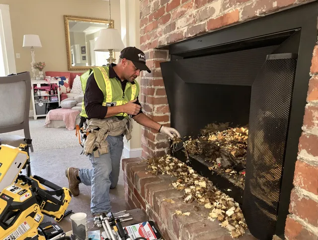 Safe screening installation by Rock Hill Chimney Sweep in Rock Hill, SC