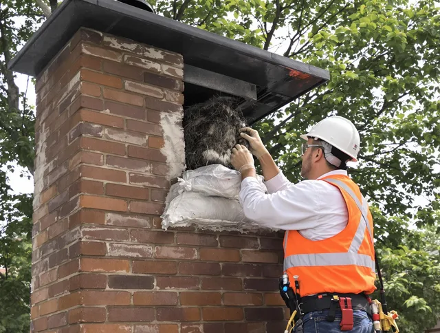 Humane removal of debris and animals by Rock Hill Chimney Sweep in Rock Hill, SC