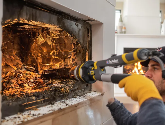 Professional chimney cleaning by Rock Hill Chimney Sweep in Rock Hill, SC