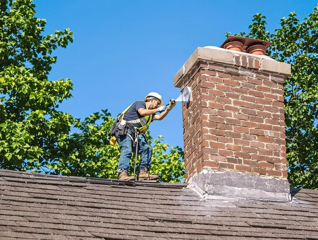 Rock Hill Chimney Sweep performing an inspection with advanced tools in Rock Hill, SC