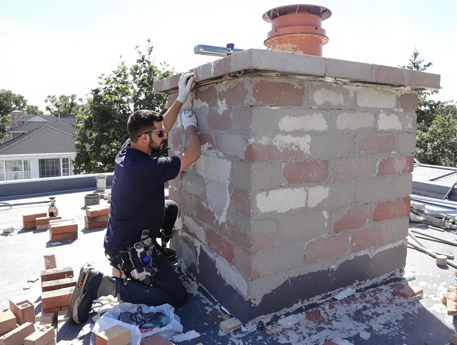Advanced chimney repair process by Rock Hill Chimney Sweep in Rock Hill, SC