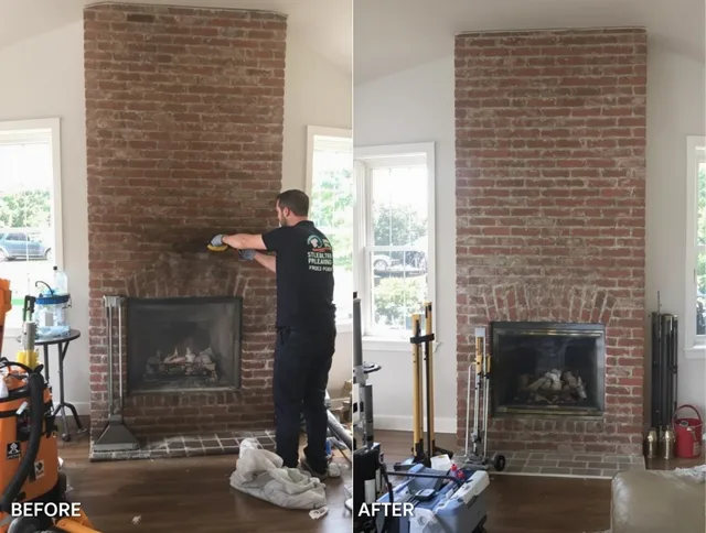 Finished chimney sweeping service by Rock Hill Chimney Sweep in Rock Hill, SC