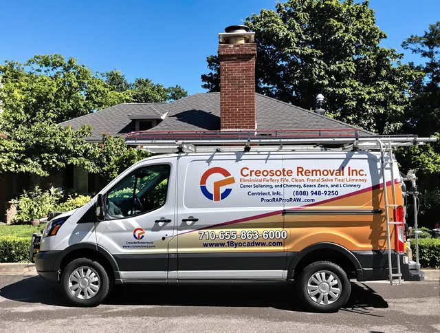 Rock Hill Chimney Sweep technician removing creosote safely in Rock Hill, SC